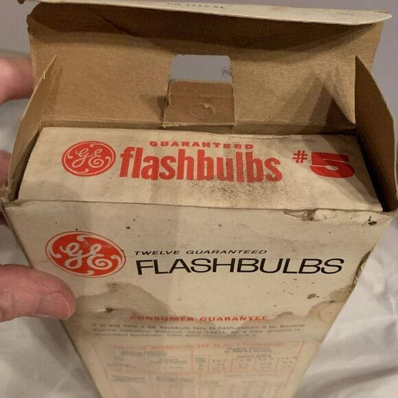 GE General Electric #5 Flashbulbs Box Of 12 New Old Stock - Picture 8 of 8